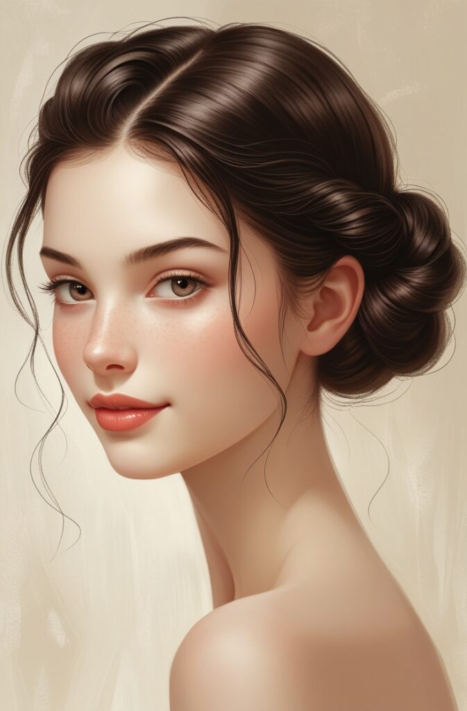 Twisted Half-Up Style