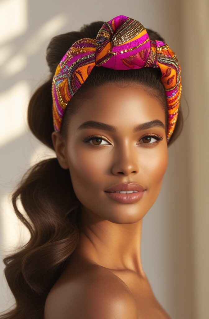 Accessorized Headband Look