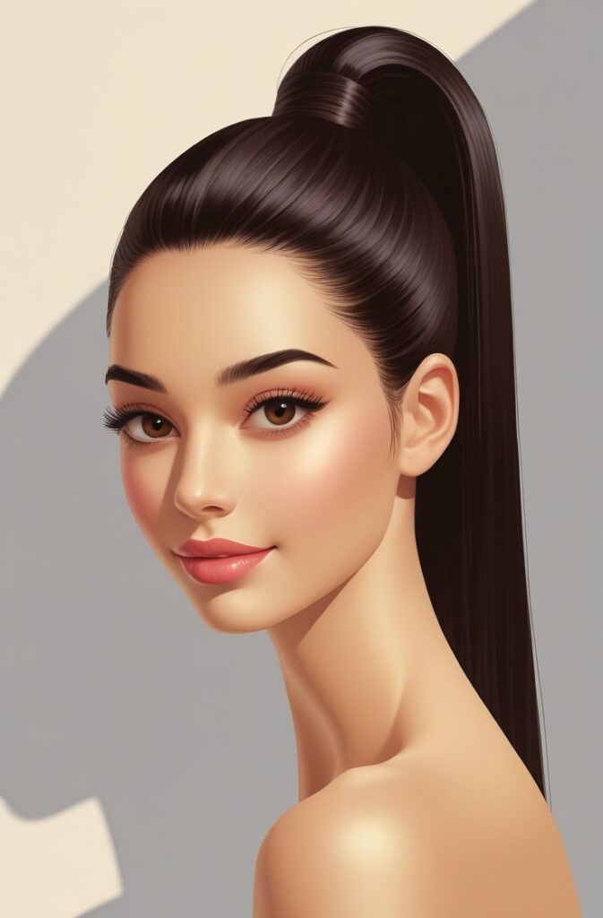 Sleek High Ponytail