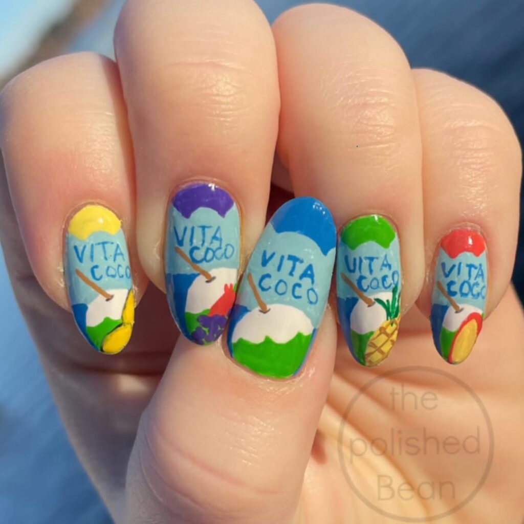 Coconut Drink Nails