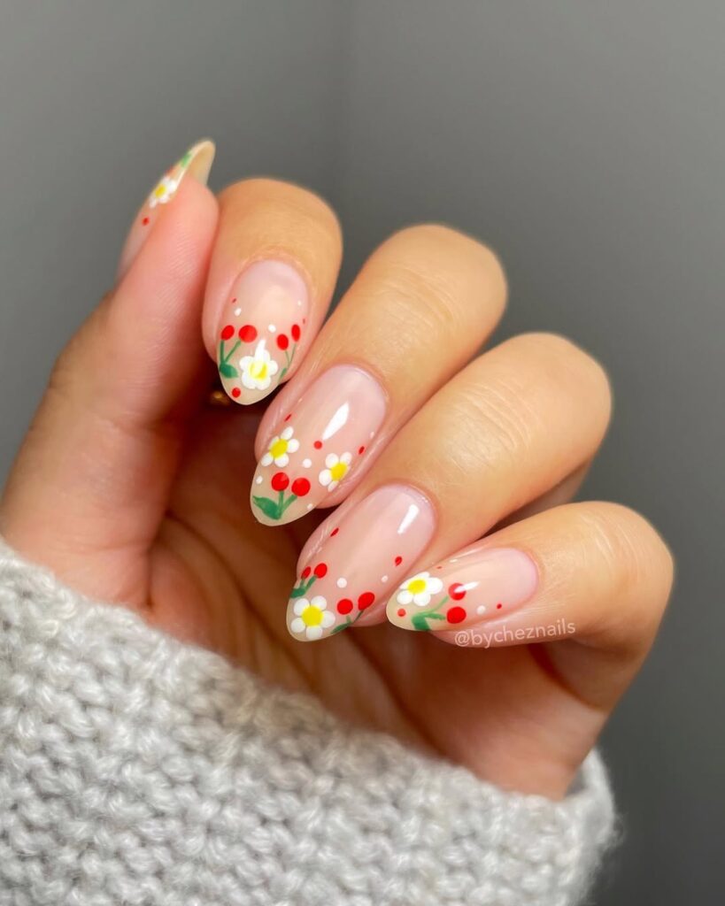 Fruit-Inspired Aura Nails