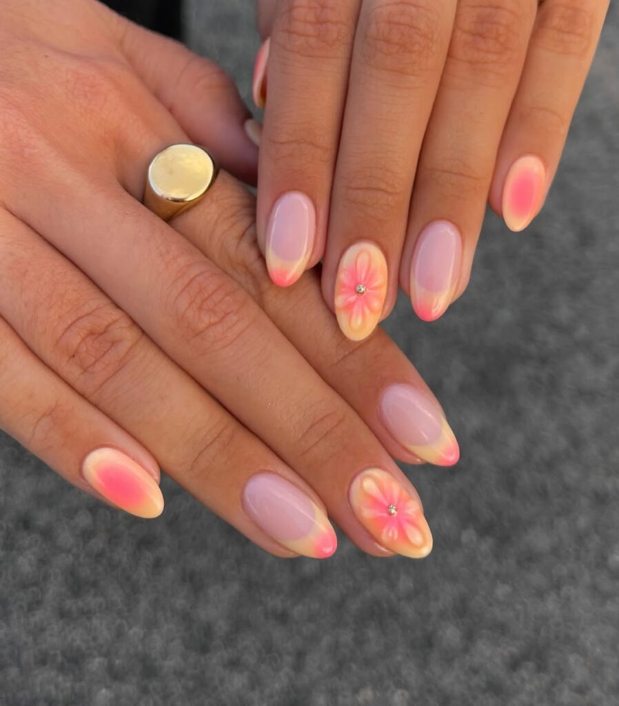Ocean Aura Nails