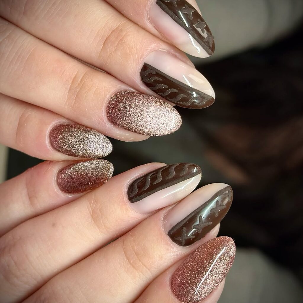 Cozy Sweater Nails