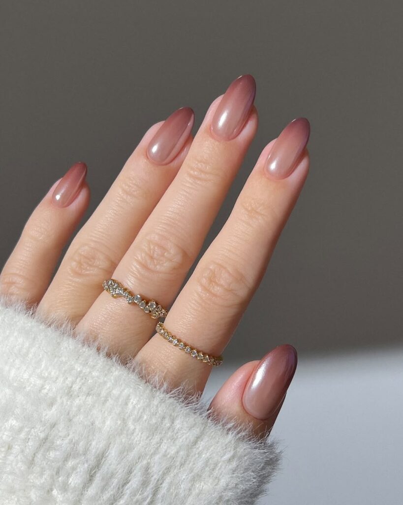 Glossy Ombré Nails
