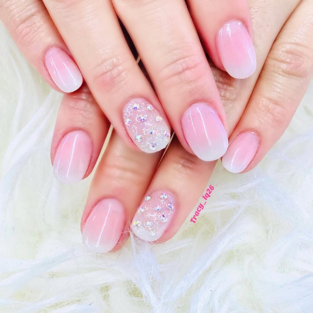 Short Ombré Nails