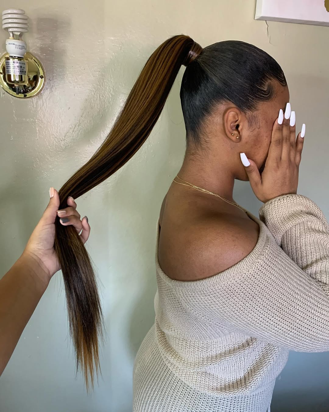 Sleek High Ponytail