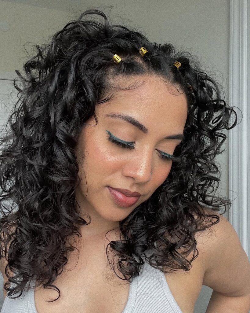 15 Best Date Night Hairstyles You Can Do at Home 12 Pinned-Back Curls