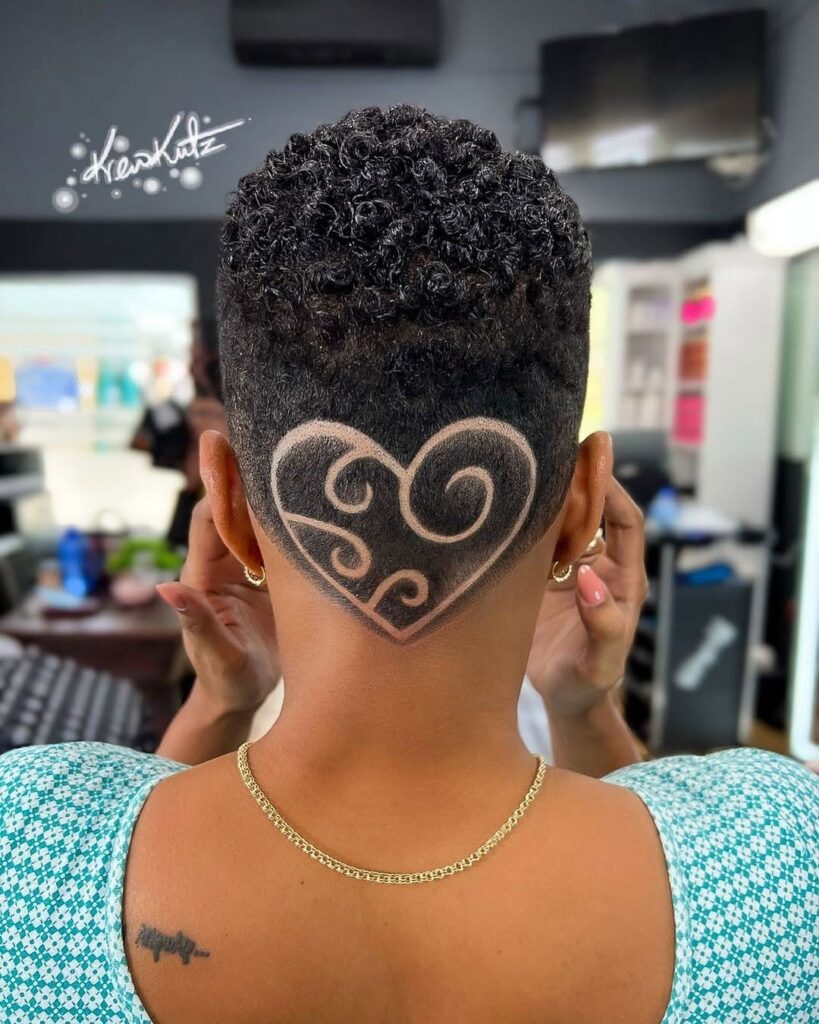 Heart Hair Tattoos