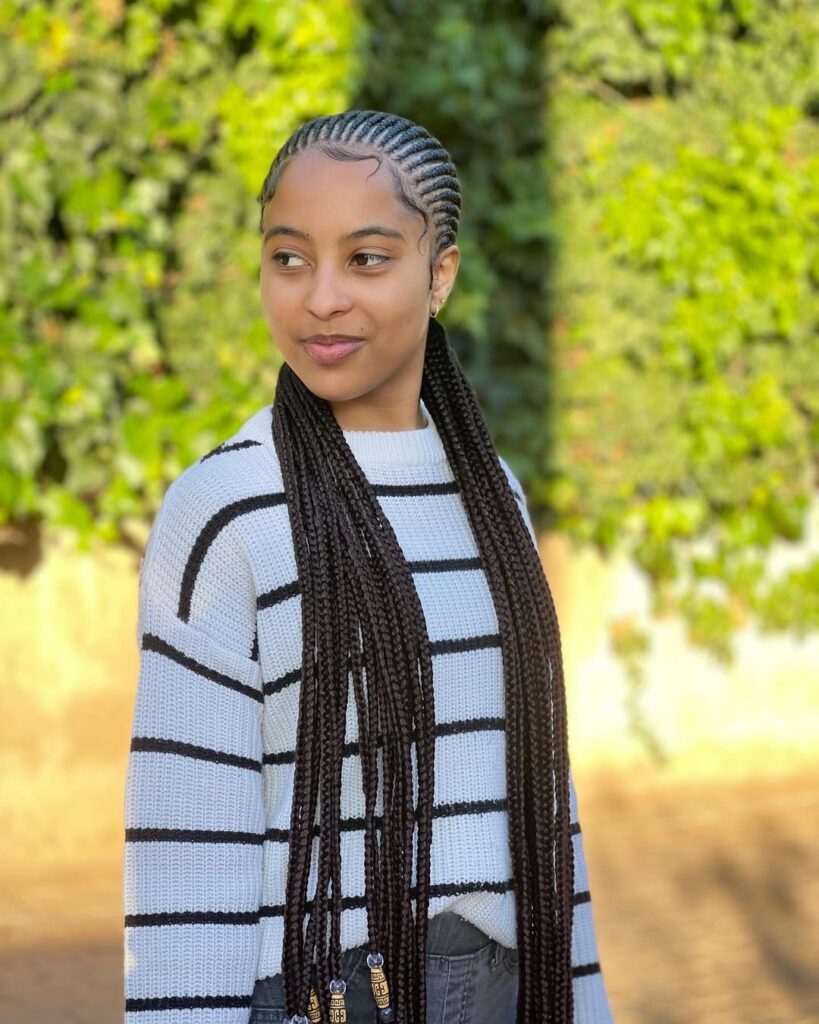 Classic Straight-Back Cornrows