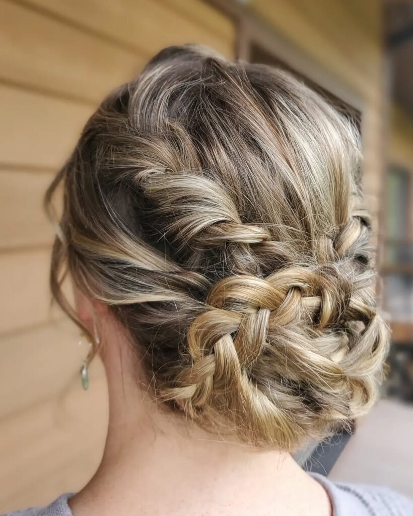 Low Braided Bun