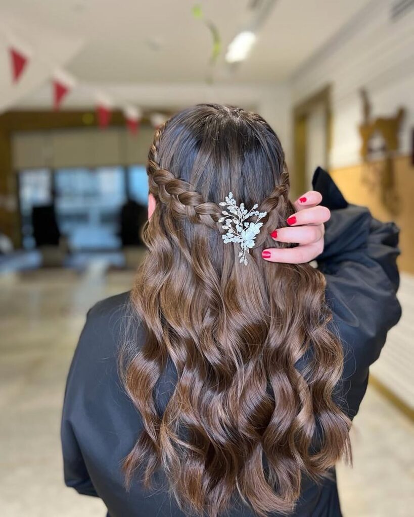 Half-Up Heart Hairstyle