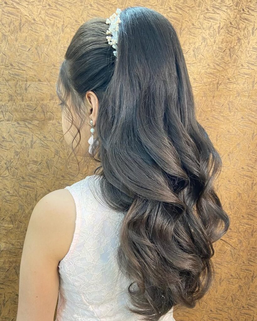 High Ponytail Updo