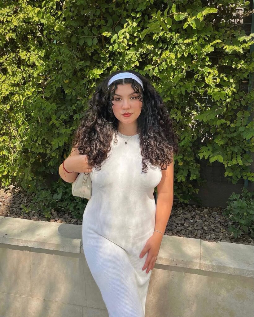 Headband with Curly Hair