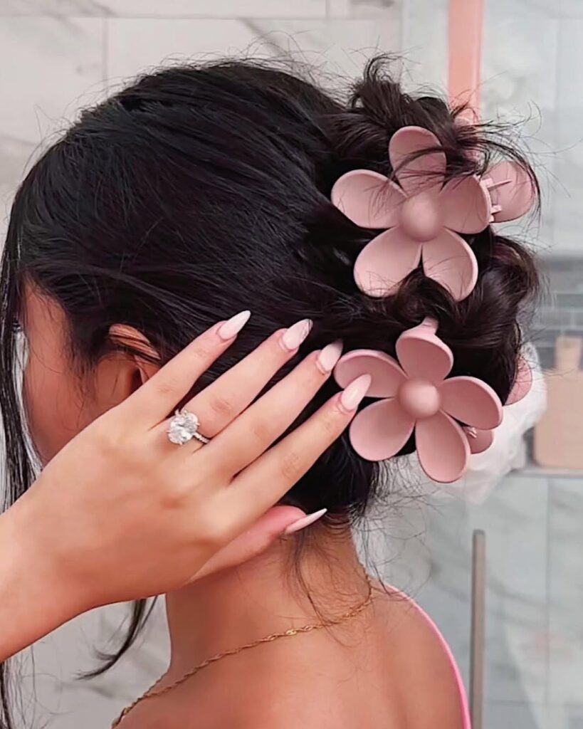 Top 19 Claw Clip Hairstyle Ideas: Trendy and Effortless Looks for Every Occasion 5 Double Claw Clip Updo