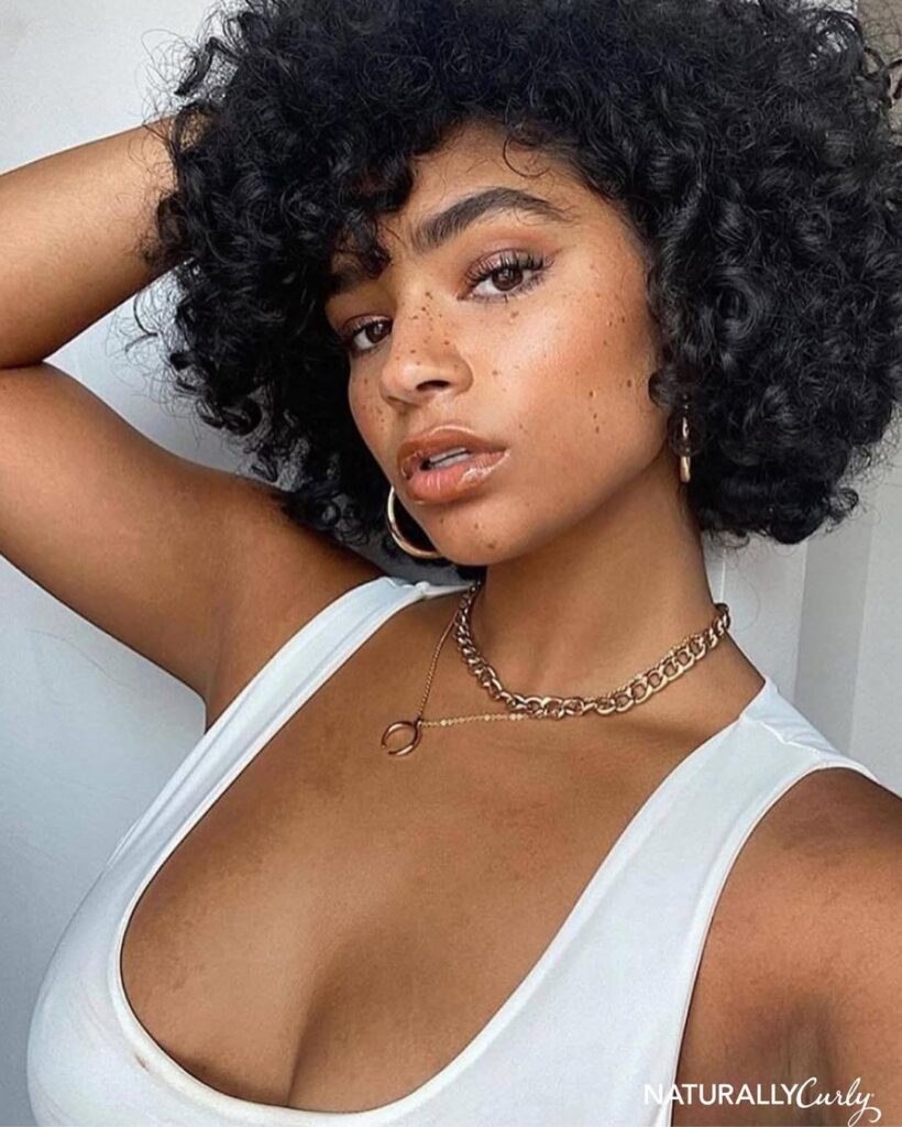 Short Curly Afro