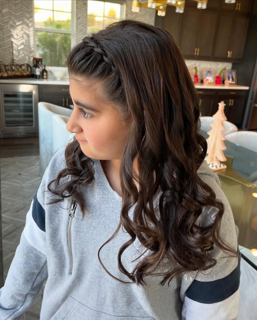 Boho Braided Half-Up Hairstyle