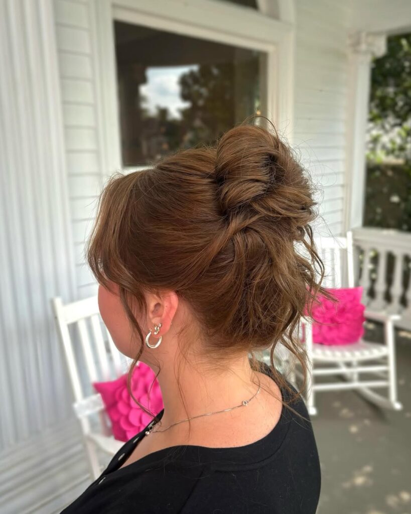 Top 19 Claw Clip Hairstyle Ideas: Trendy and Effortless Looks for Every Occasion 3 Messy Top Knot