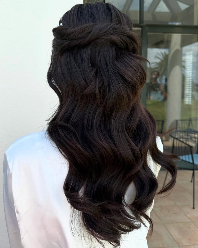 Half-Up Half-Down with a Headband