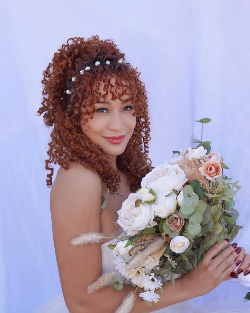 Half-Up, Half-Down with Curls