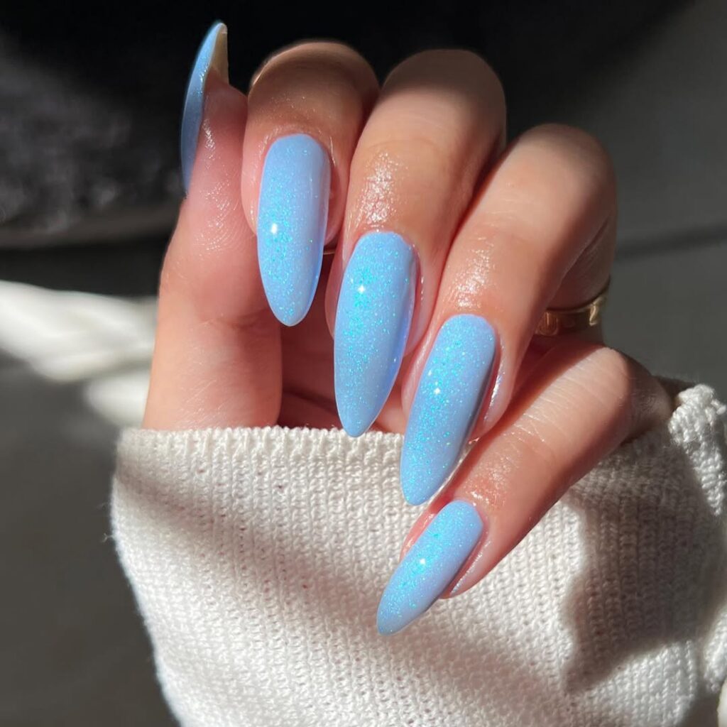 Icy Matte Nails