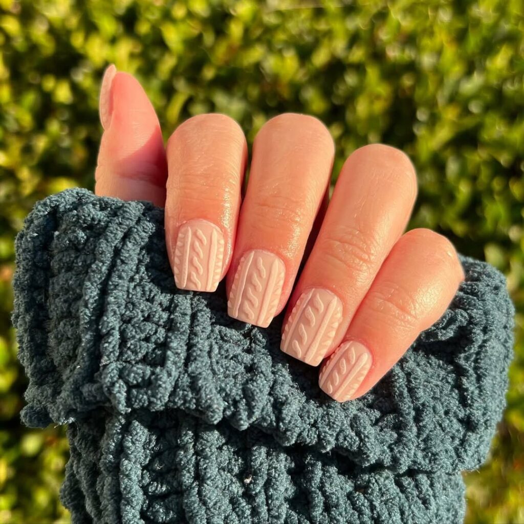 Sweater Knit Nails