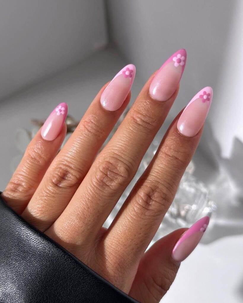 Pressed Floral Nails