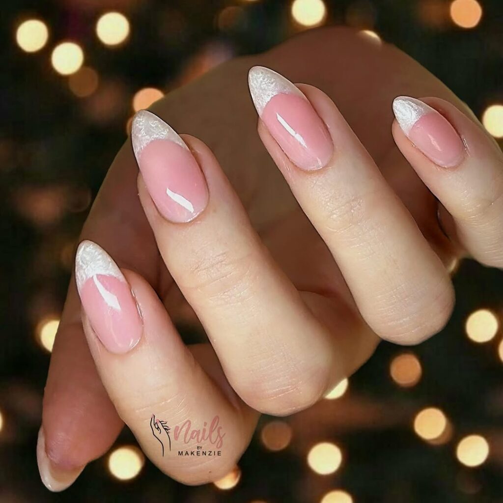Frosted French Tips