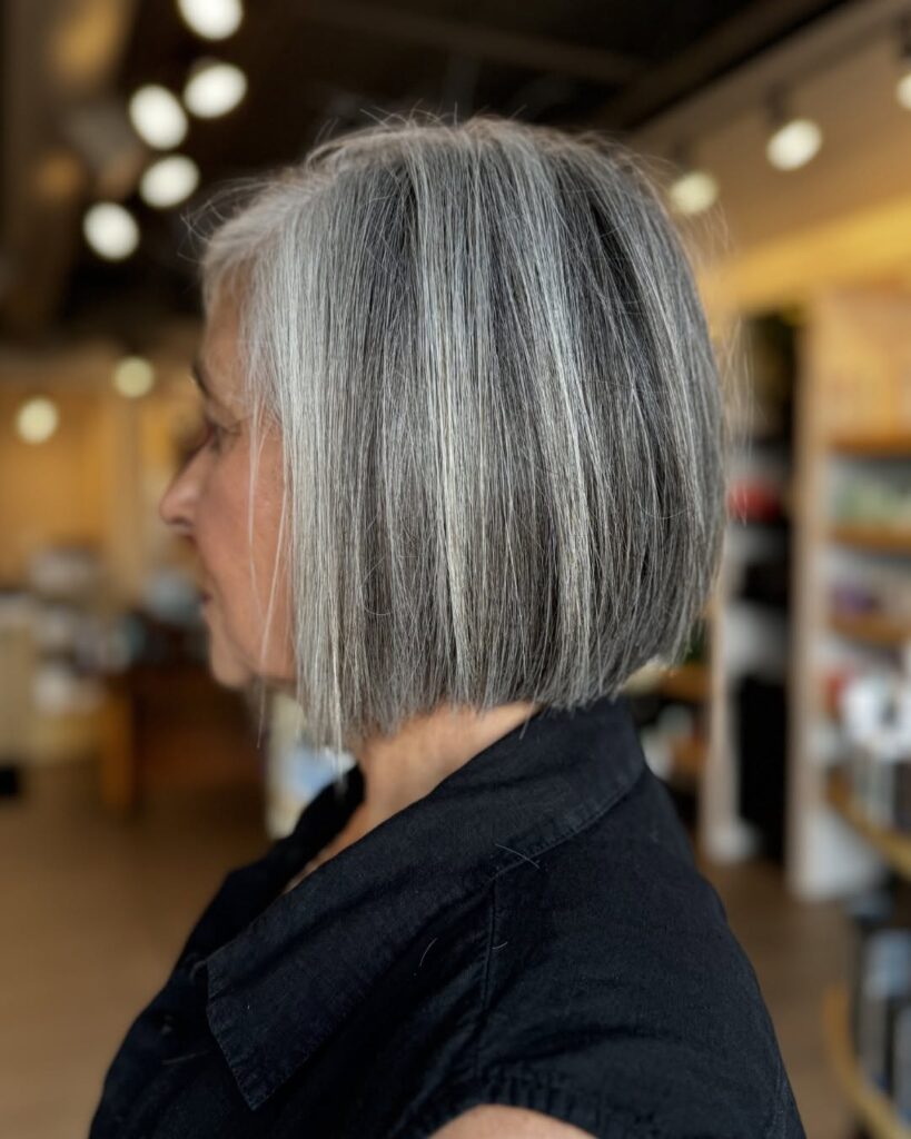 The Silver Fox (Short & Stylish Gray Hair)