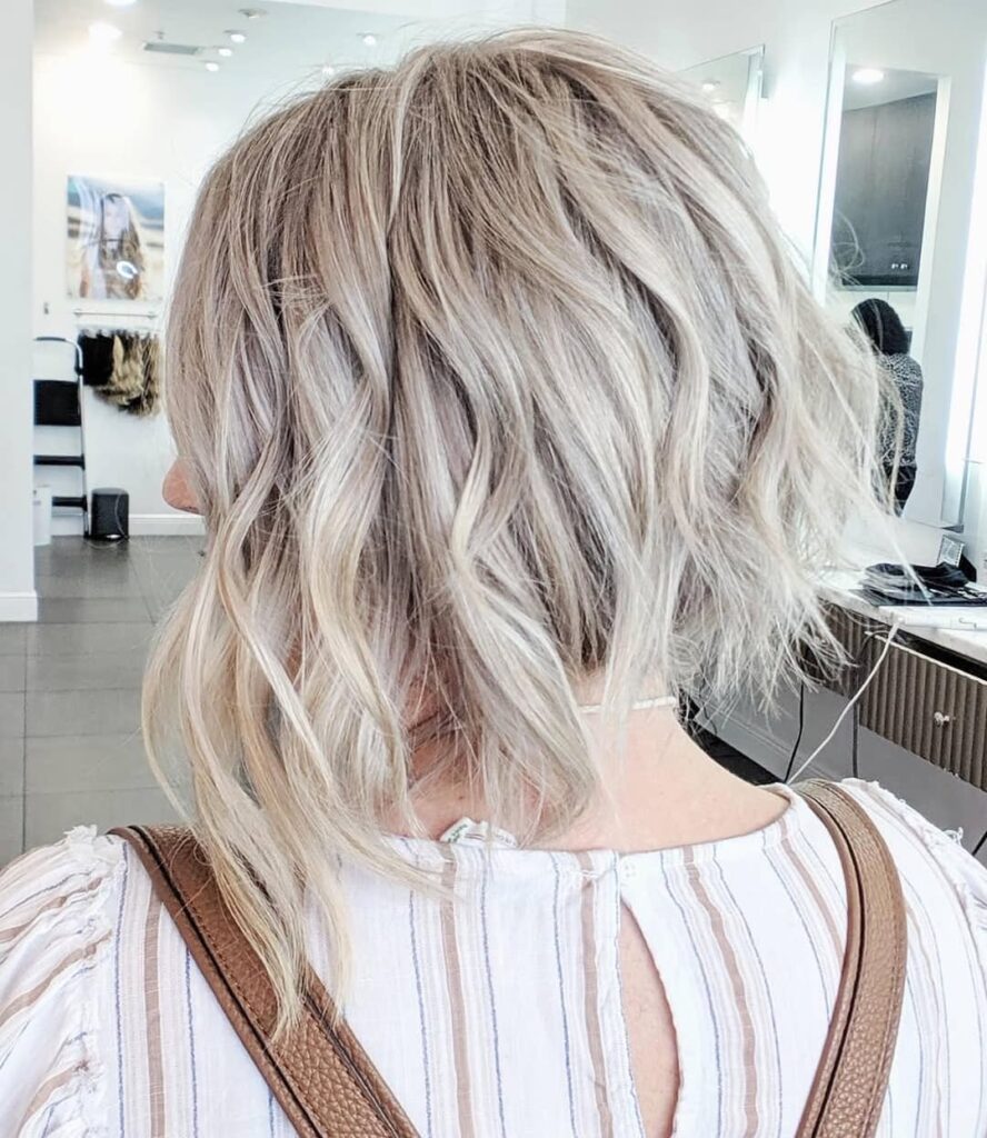 The Textured Angled Bob