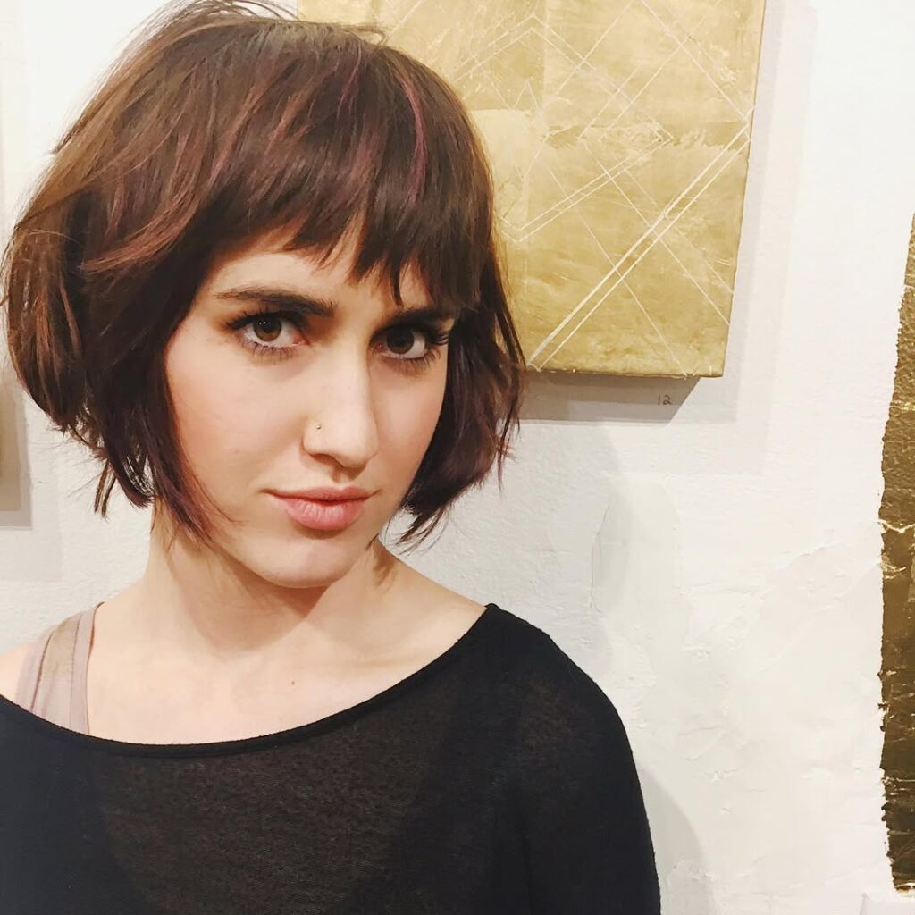 Textured French Bob with Waves