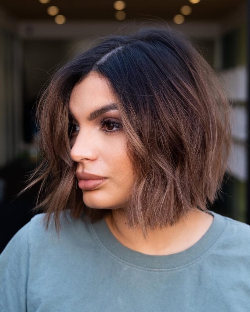 Blunt Cut with Textured Ends