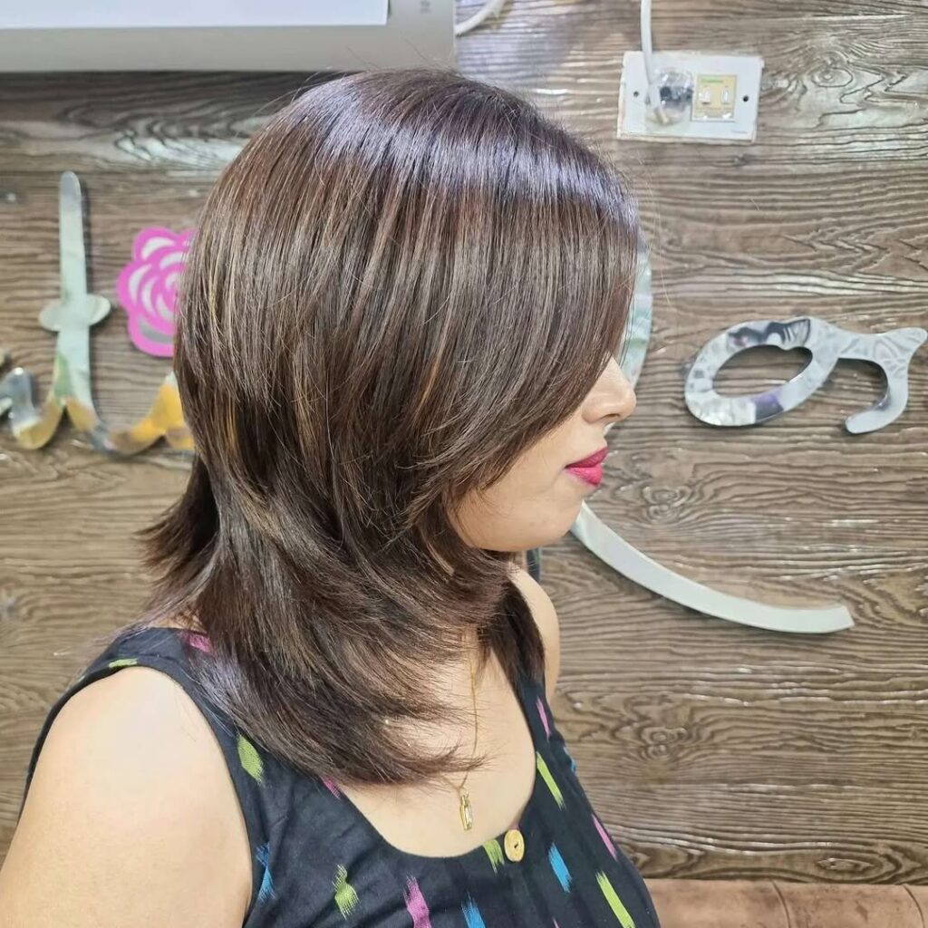 Blunt Cut with Feathered Ends