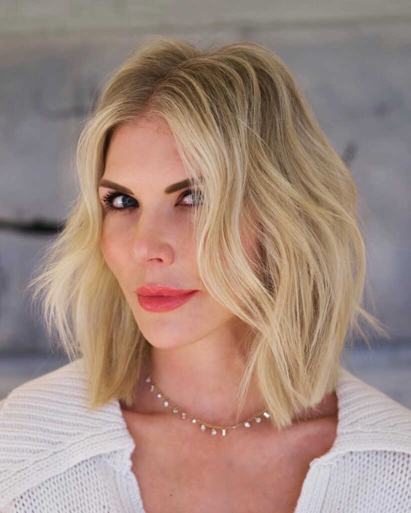 Soft Layered Lob (Long Bob)