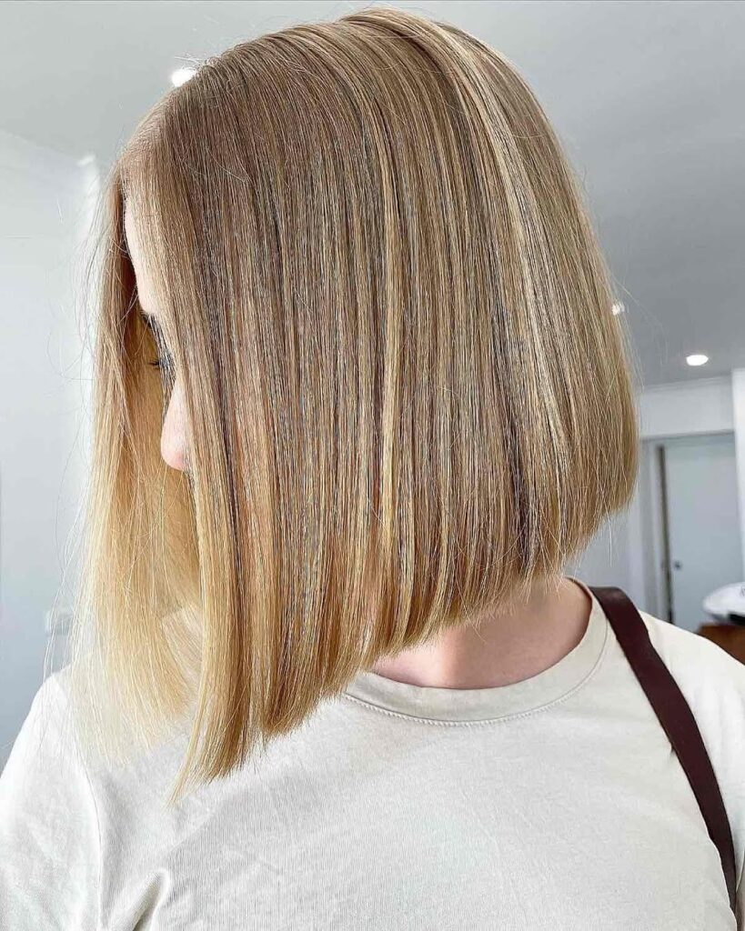 The Blunt Angled Bob