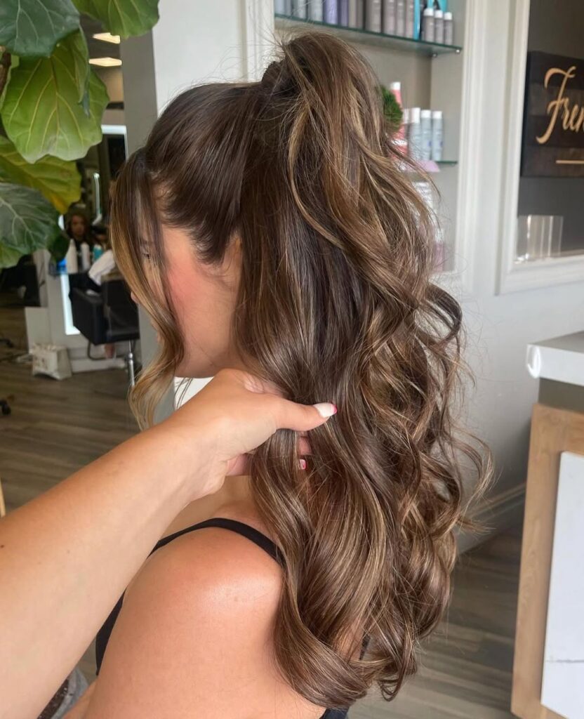 Half-Up, Half-Down with a Twist