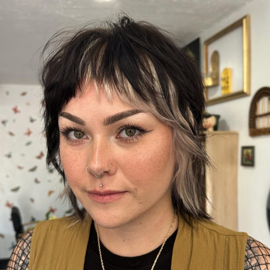 Feathered Bob with Bangs