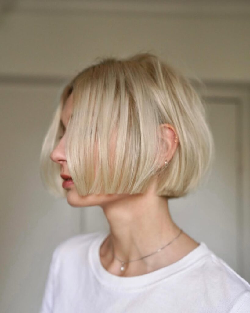 Blunt Asymmetrical Bob