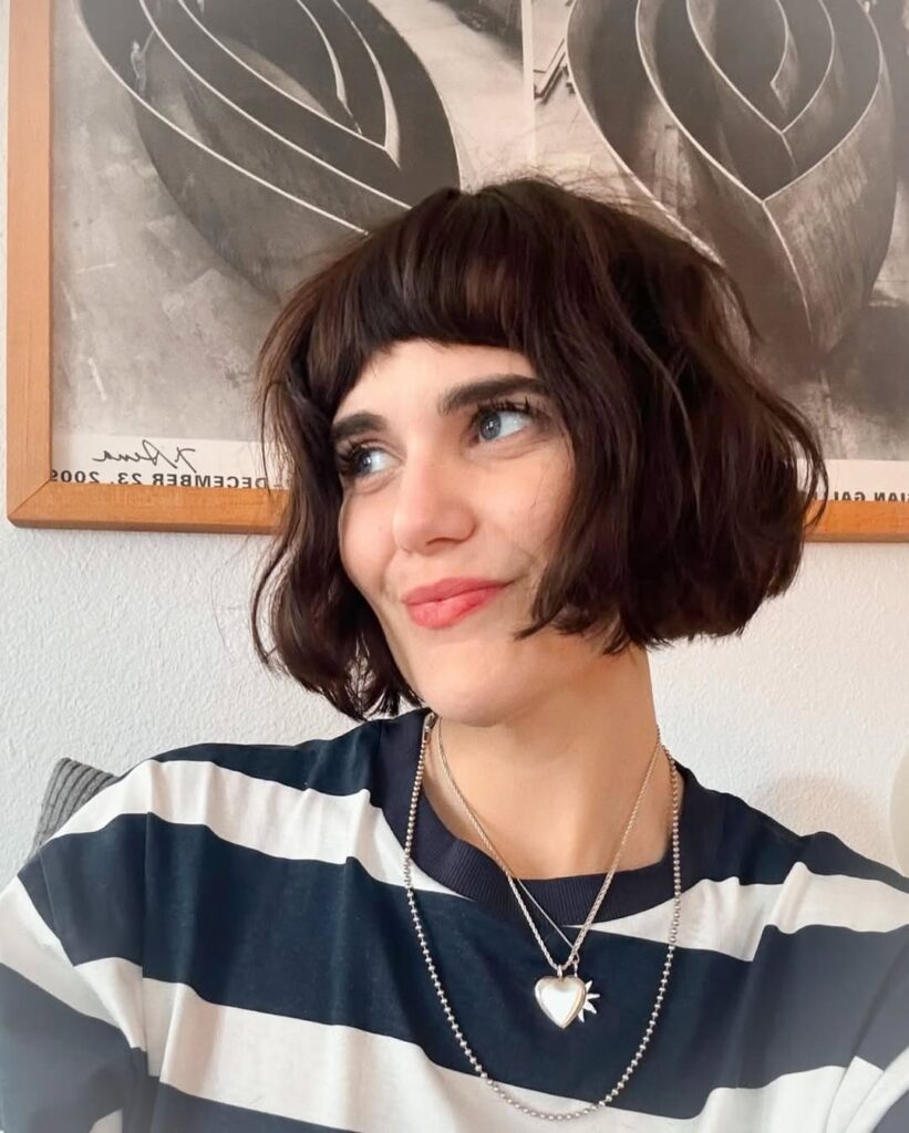 The French Bob with Baby Bangs