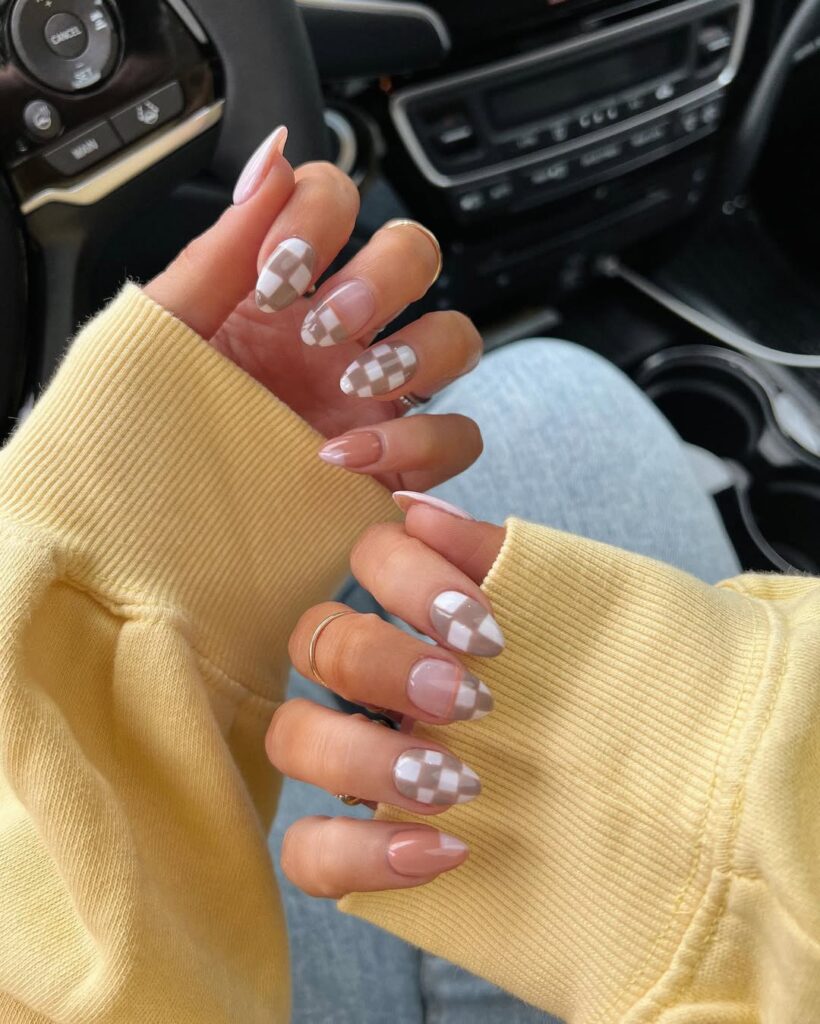 Checkerboard Nails