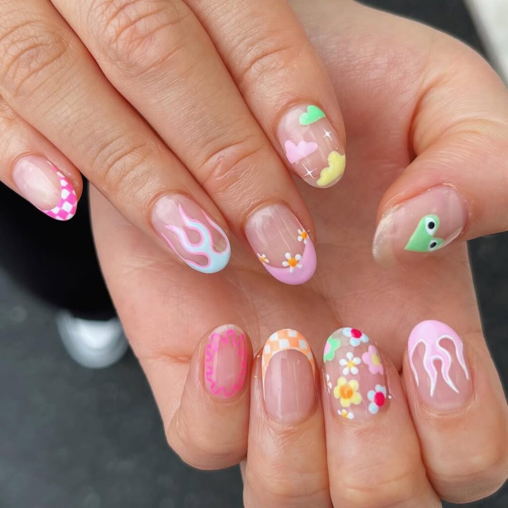 Mismatched Nails (Mix & Match)