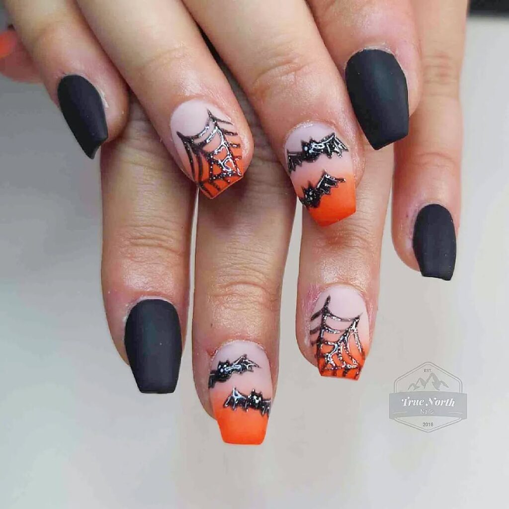 Classic Black & Orange Ombre