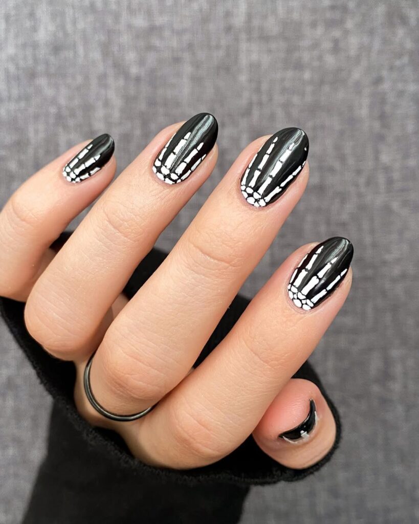 Skeleton Hand Nails