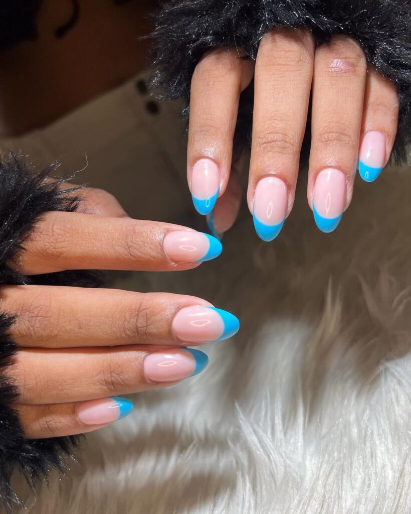 Classic French Tips with a Twist