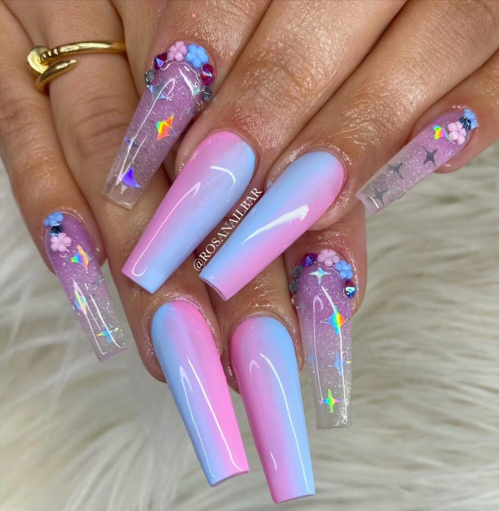 Candy Pink with Rhinestones