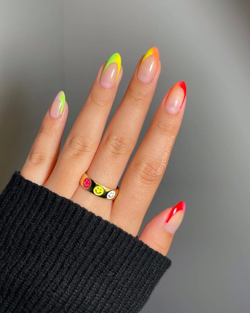 Rainbow Nails