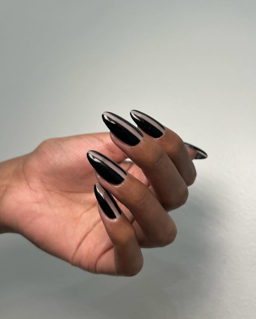 Vampy Black Nails