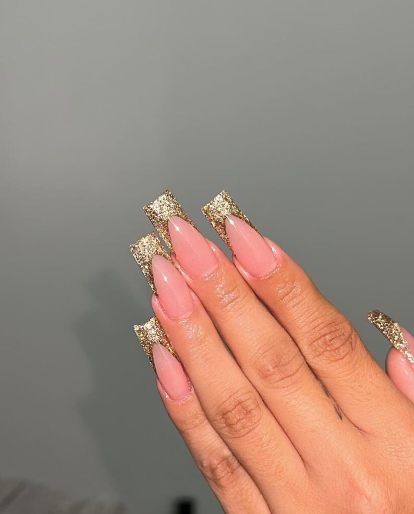 Glitter French Tips