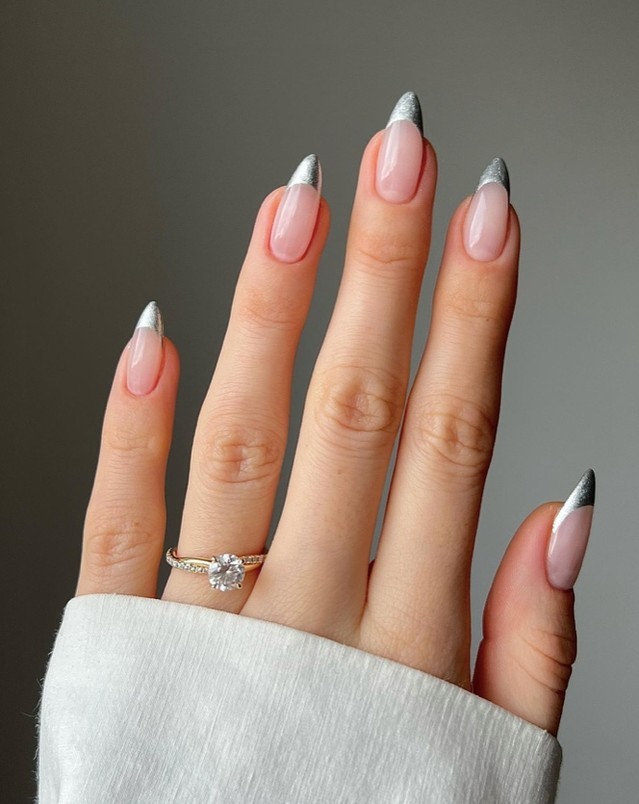 Chrome French Tips