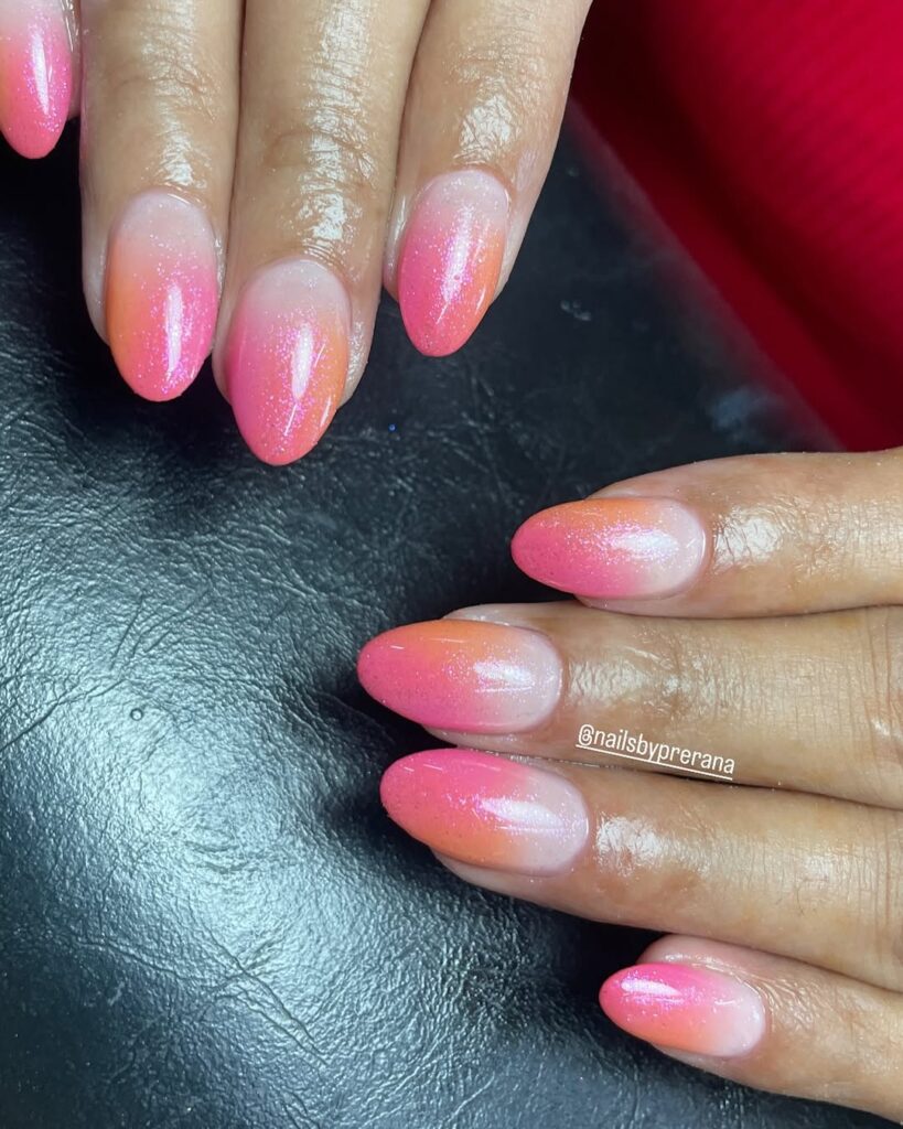 Sunset Ombré Nails