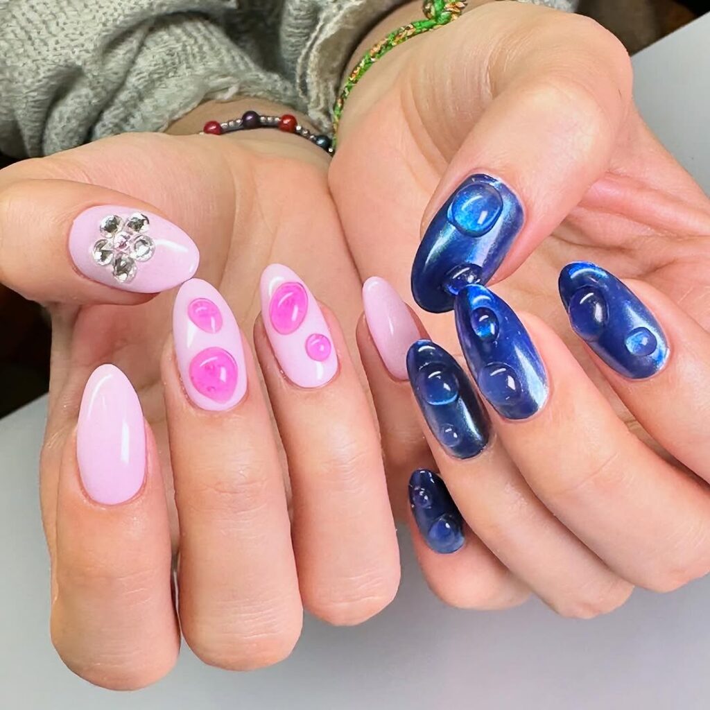 Half-and-Half Nails
